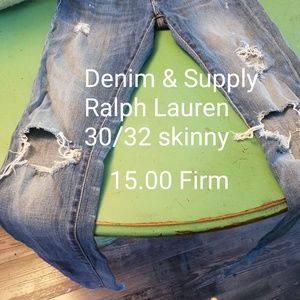 Ralph Lauren Denim Skinny Jeans 30/32